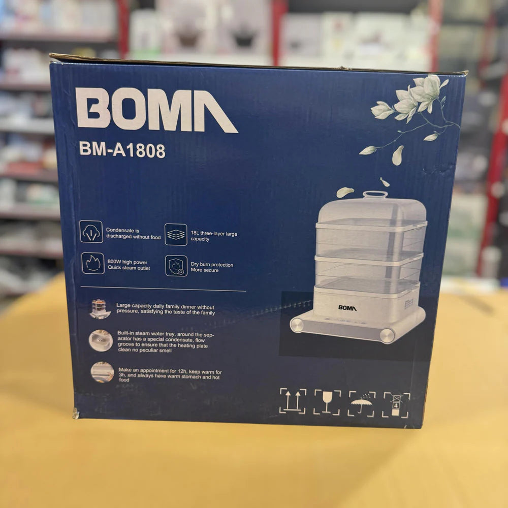 Boma Electric Food Steamer 18L Capacity BM-A1808