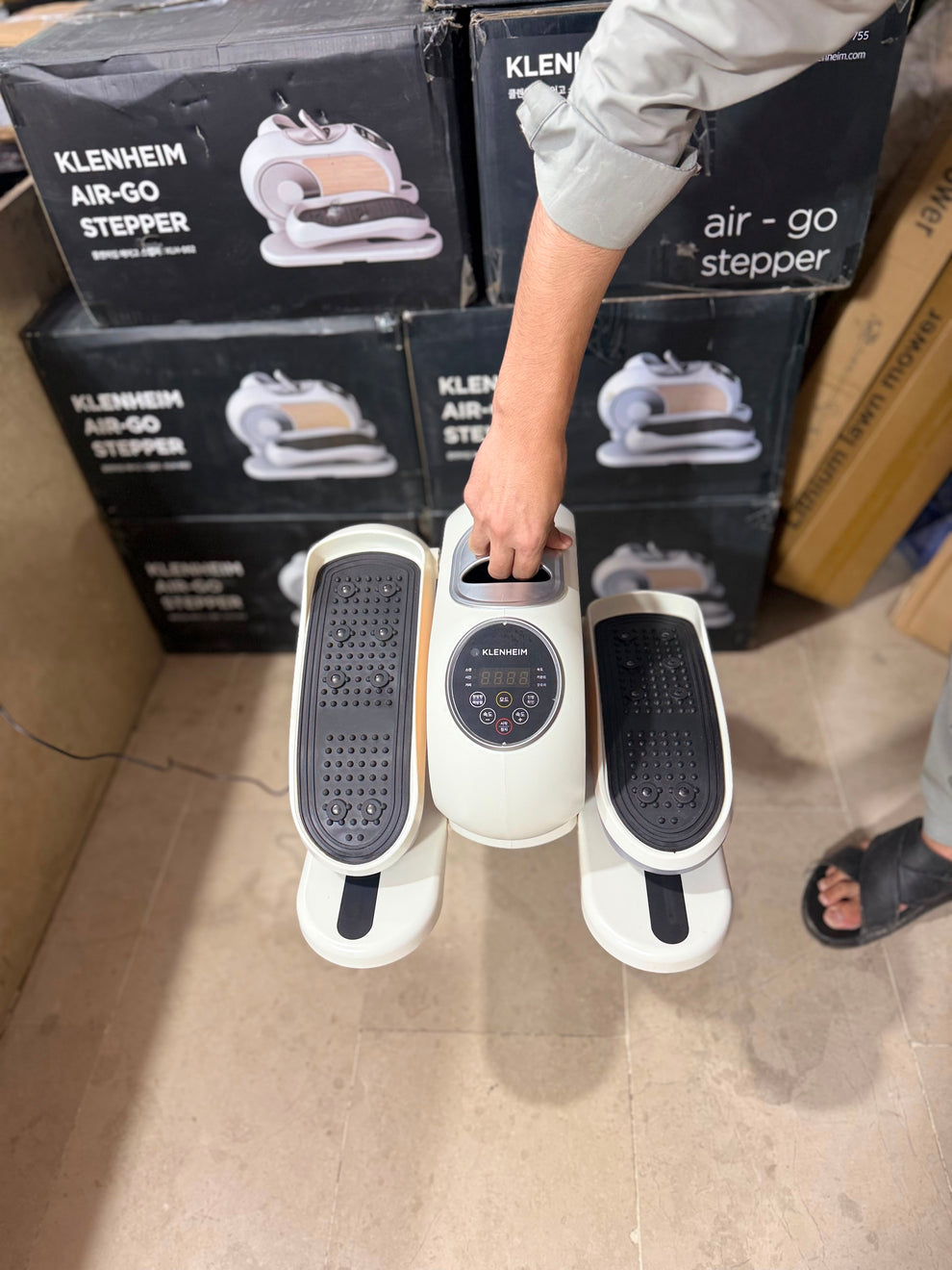 KLENHEIM Air-Go Stepper KLH-002 – Compact Mini Stepper & Fitness Cardio Trainer
