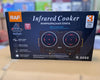 RAF Double Hot Plate 4400W Infrared Micro-Crystal Cooktop