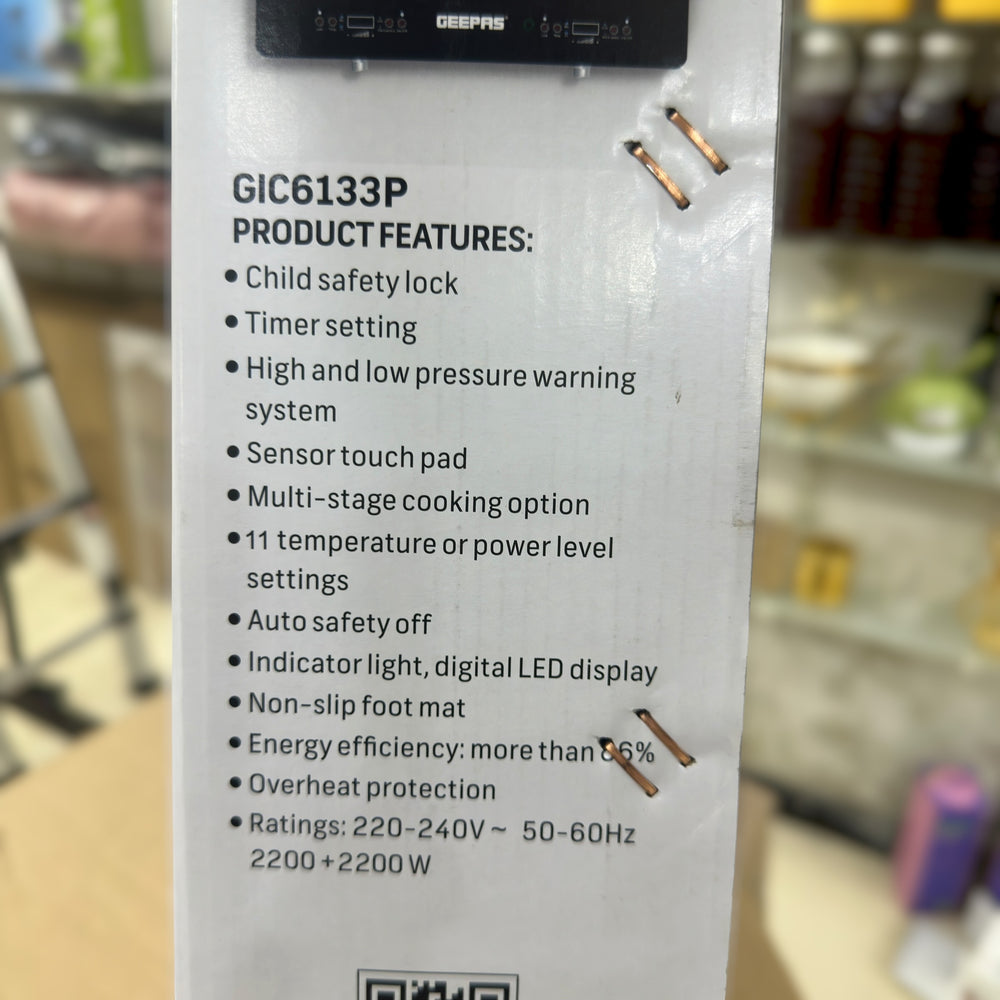 Geepas Double Burner Electric Infrared Cooker 6133