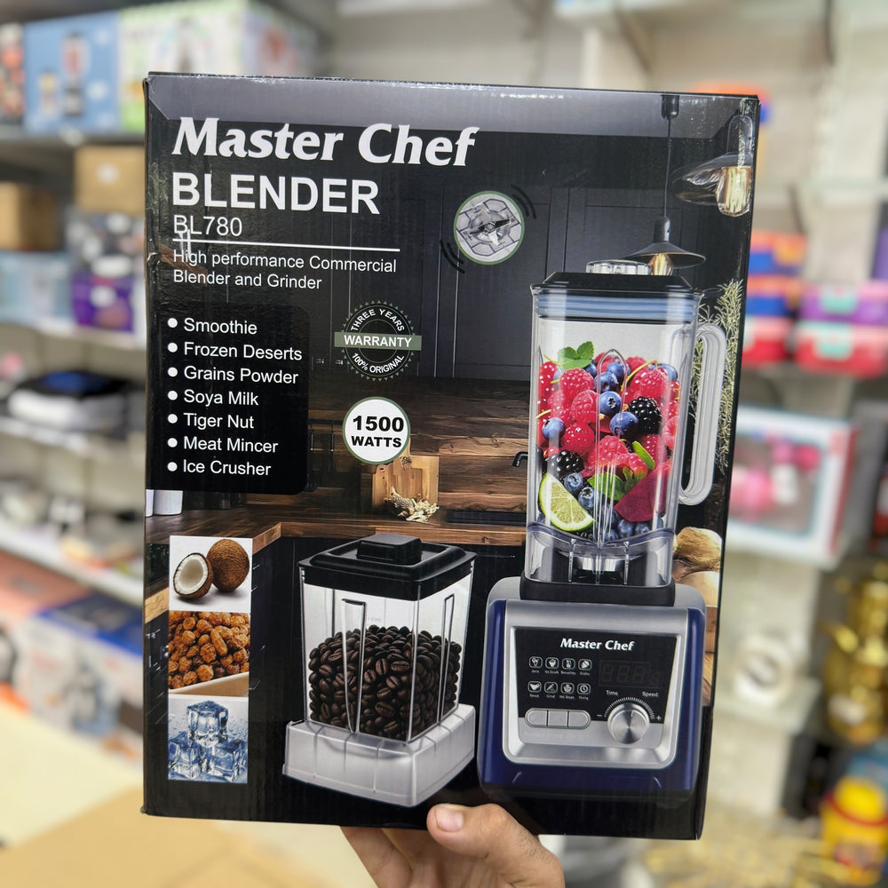 BL780 Master Chef Heavy Duty Blender | Professional Grade Grinding & Blending Machine