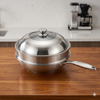 lot imported lesser coating deep fry pan 32CM food stamer