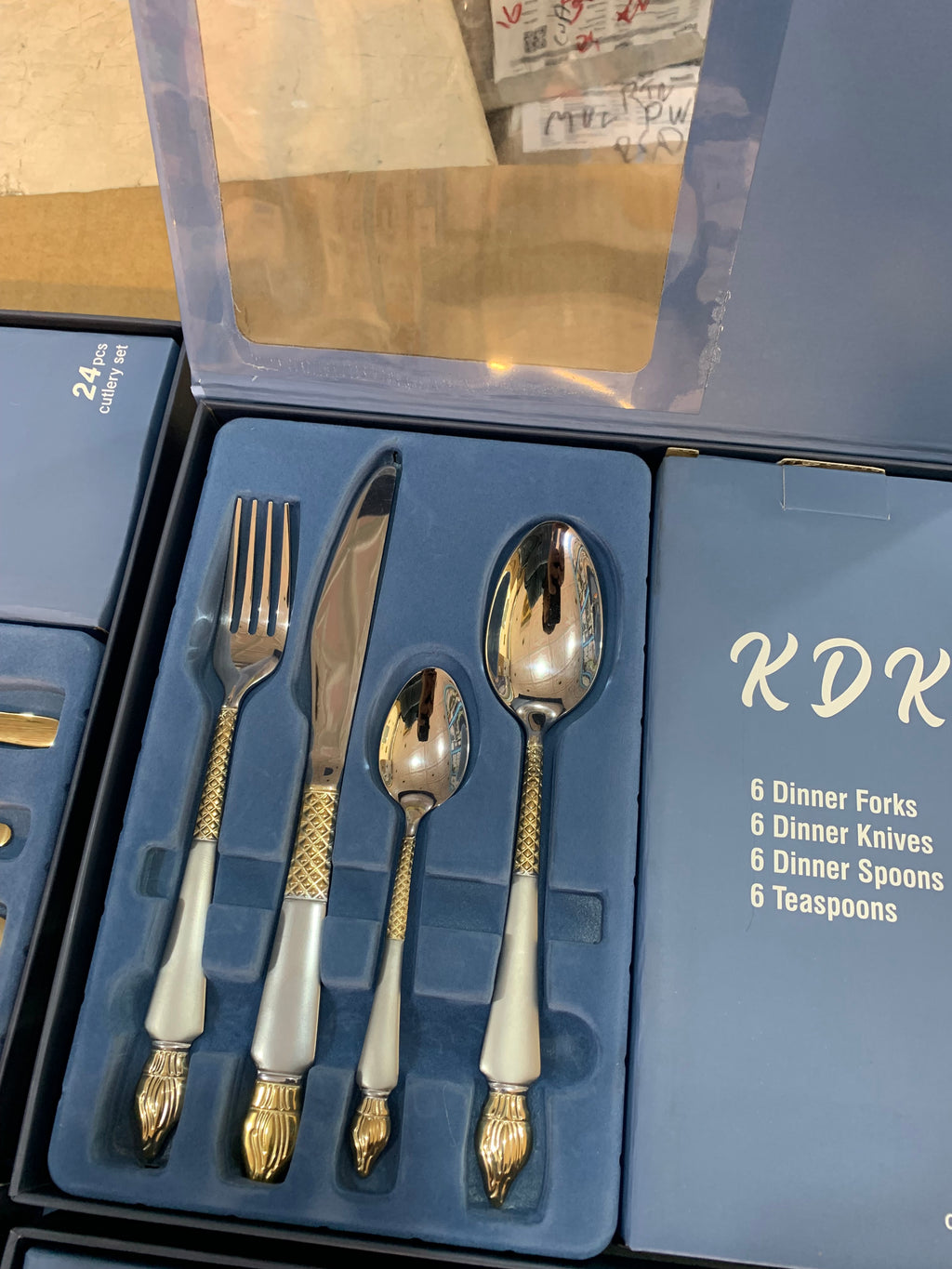 KDK 24pcs Stainless Steel Cutlery Set