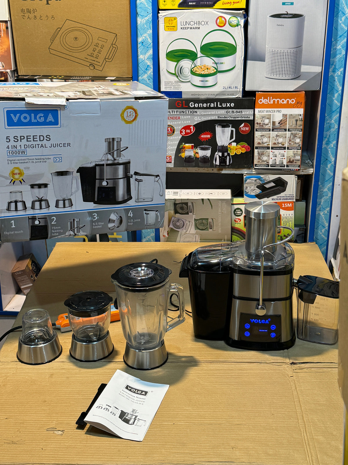 VOLGA 4-in-1 Juicer Blender