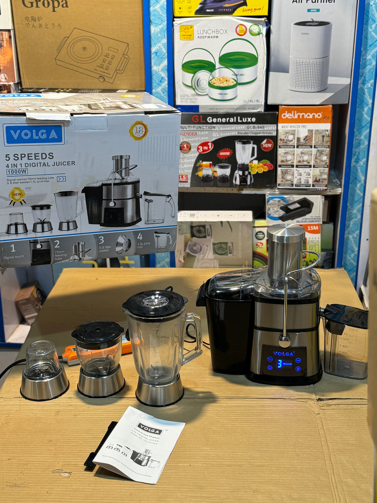 VOLGA 4-in-1 Juicer Blender