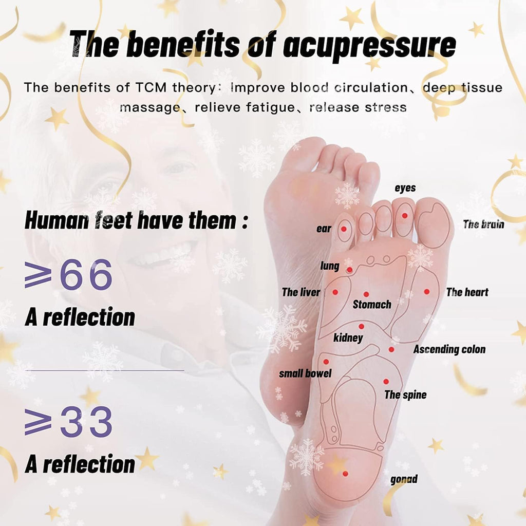 Dual Foot Massager Roller | Plantar Fasciitis Relief | Heel, Muscle & Foot Pain Relief | Stress Reduction | Magnetic Therapy