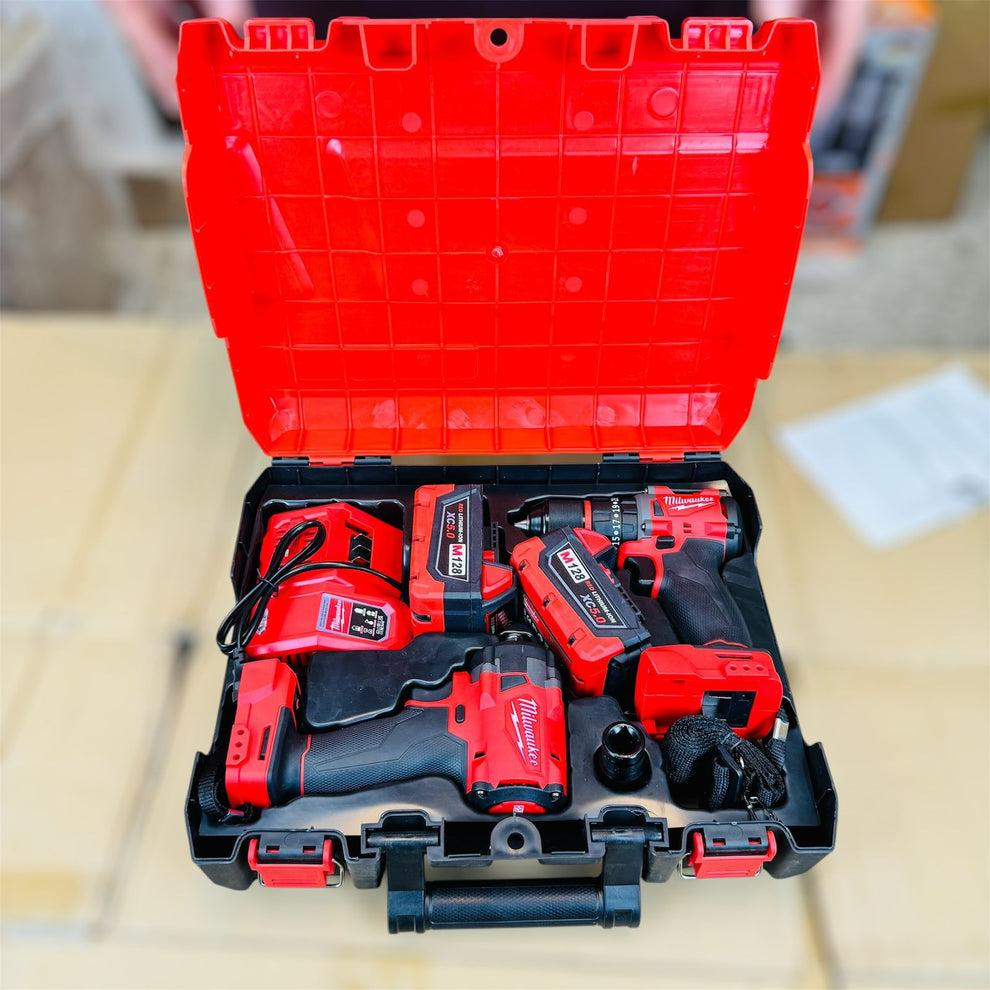 milwaukee 2 in 1 drill & impact set