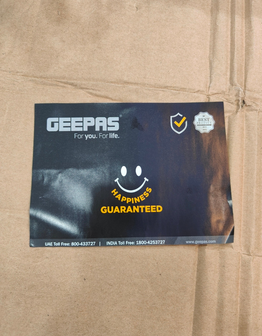 Geepas Electric Water Heating Faucet GWF61226P