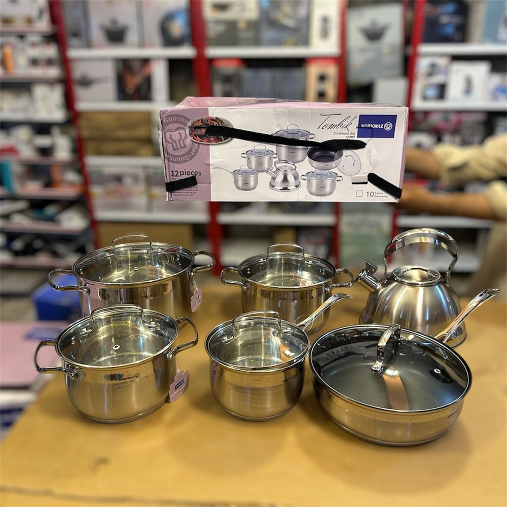 Korkmaz Tombik 12Pcs Cookware Set
