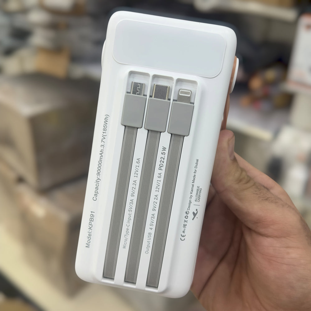90000mAh Kamal Boss Power Bank KPB91