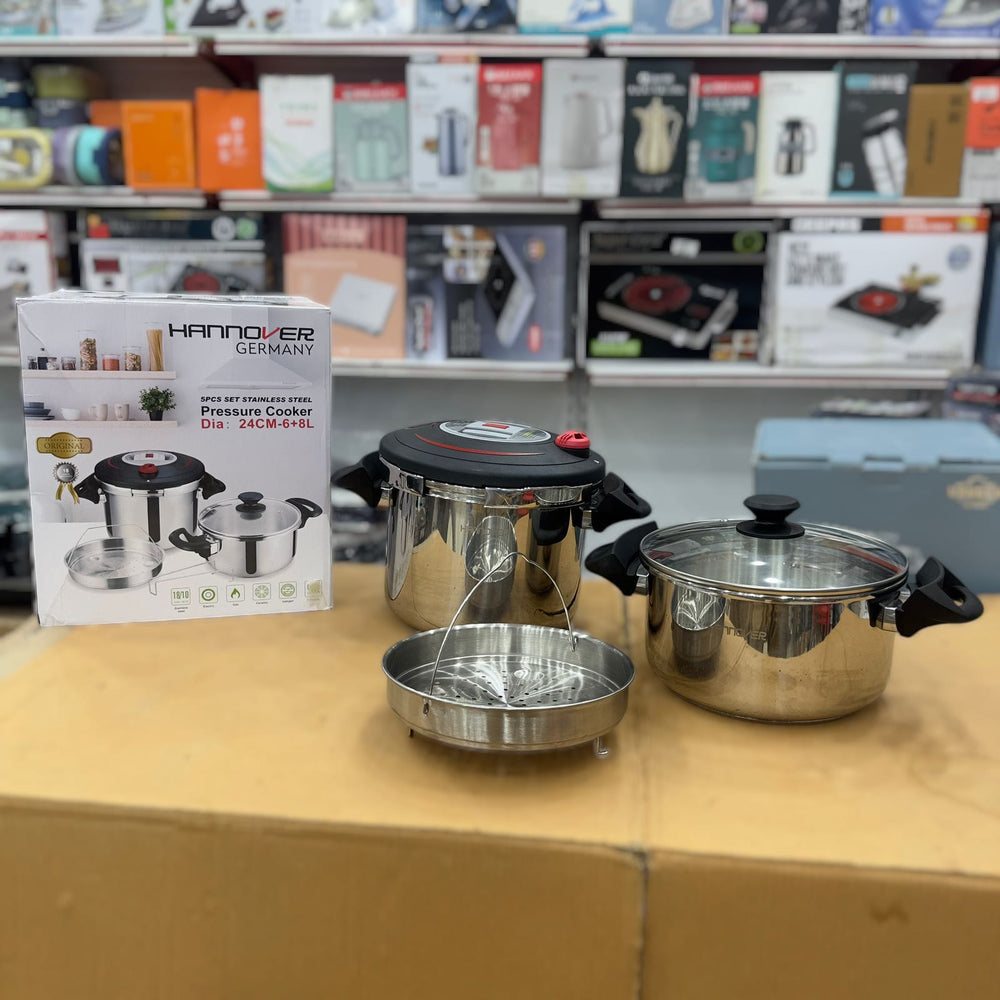 Hanover 5pcs Automatic Pressure Cooker Set