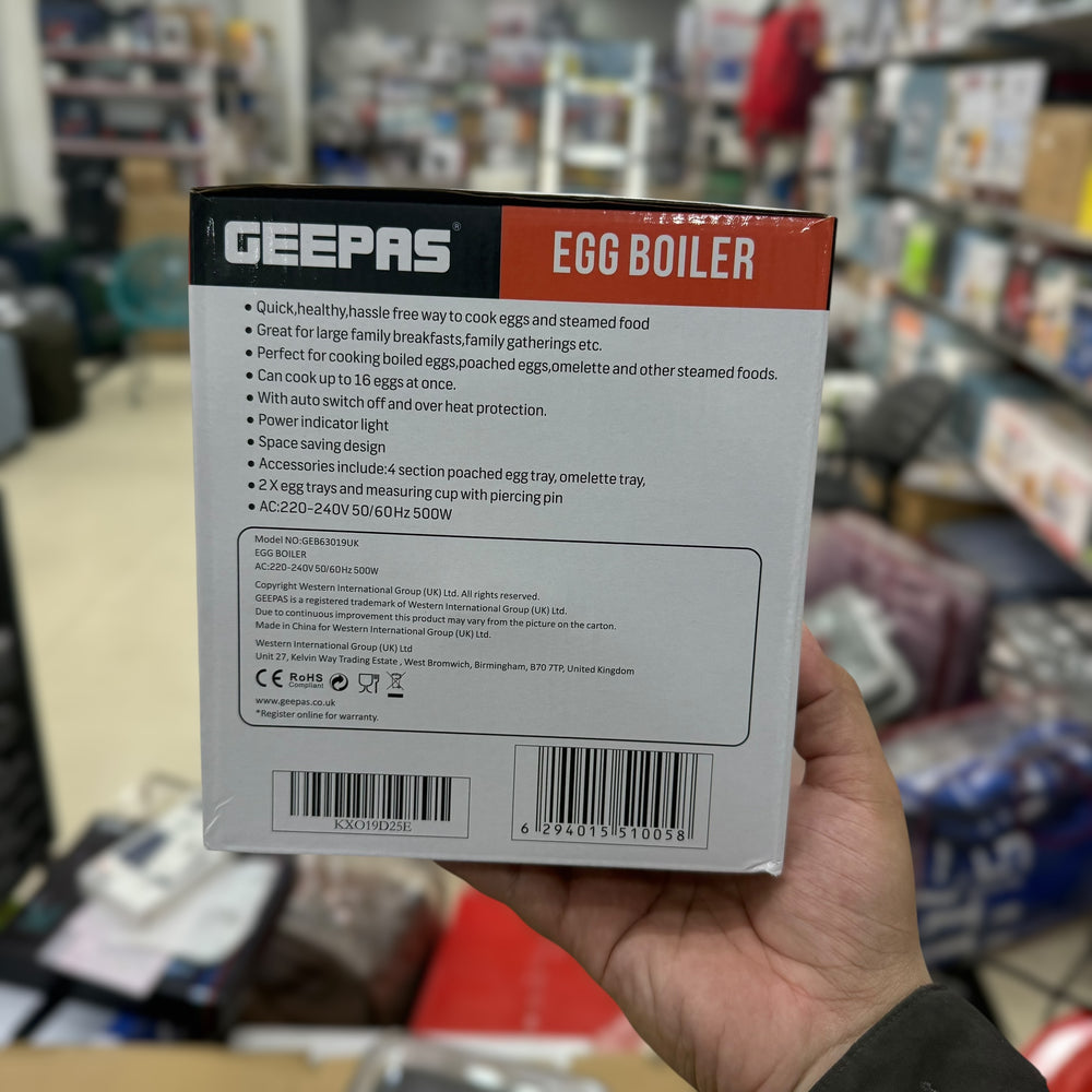 Geepas 16pc Egg Boiler GEB-63019