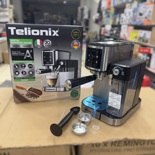 Telionix Digital Espresso,Latte & Cappuccino Maker￼