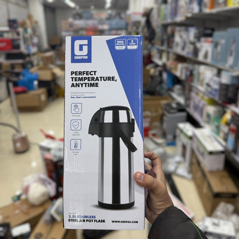Geepas 3.5L Stainless Steel Air Pot Flask 5263