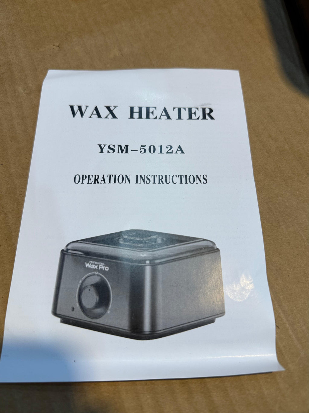 Wax warmer 100w power YSM-5012A