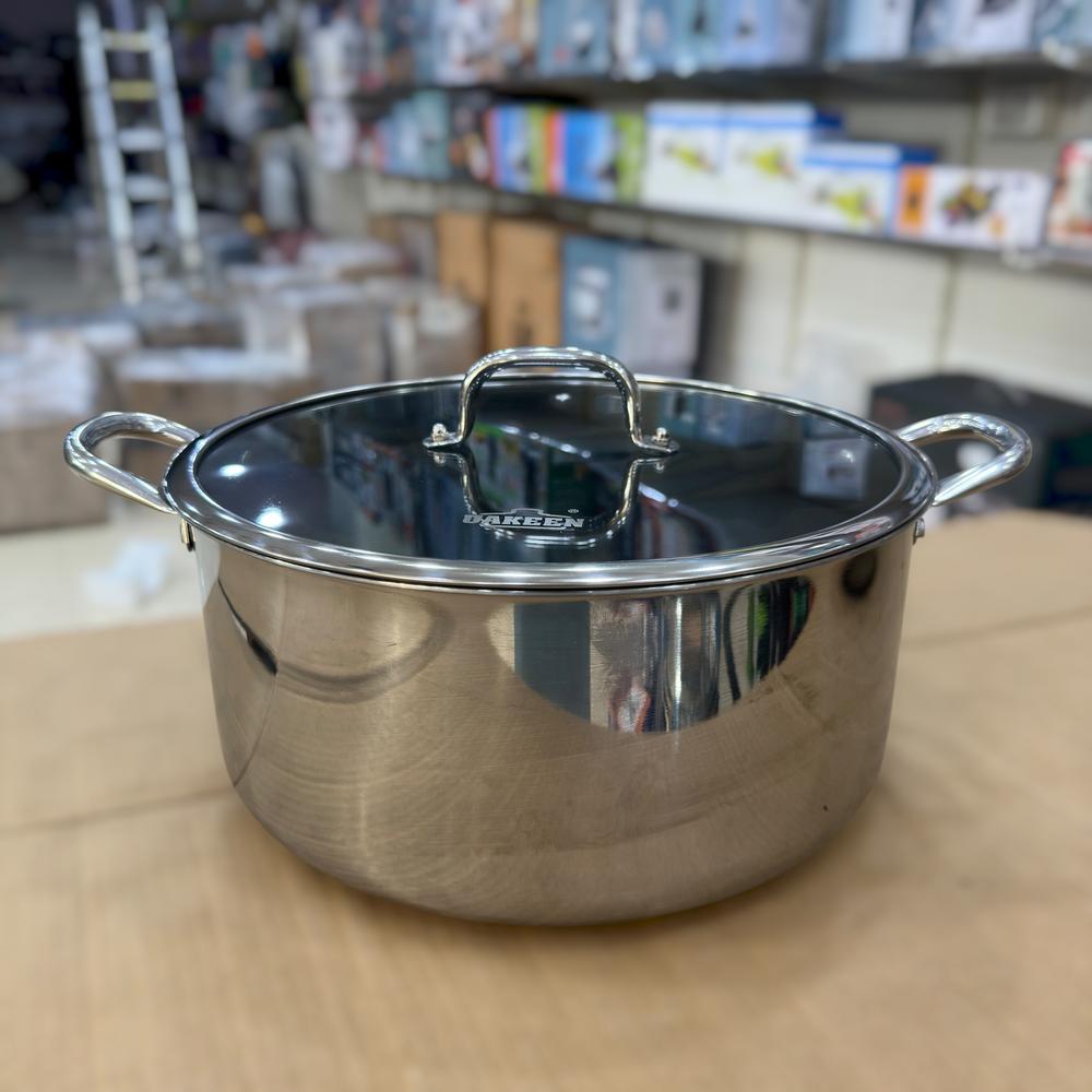Uakeen 10pcs Triply Stainless Steel Cookware set VK-32