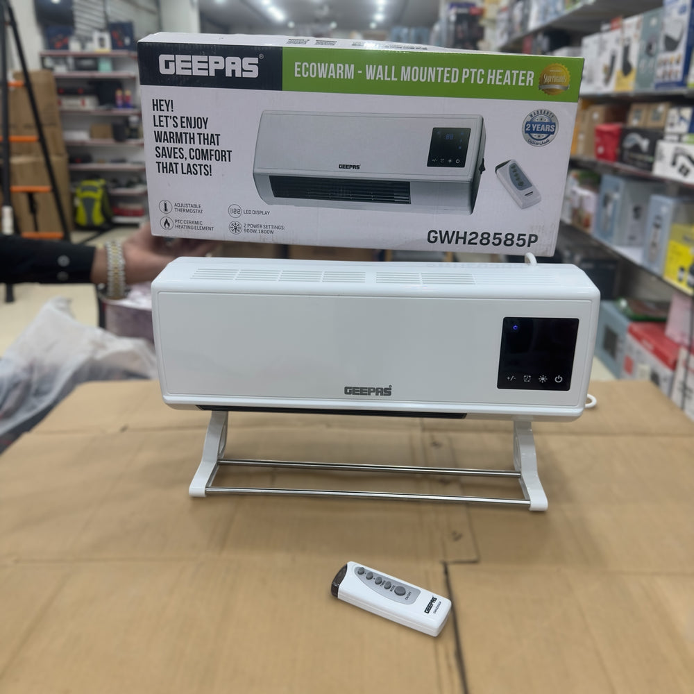Geepas Ecowarm Wall Mounted PTC Heater 28585