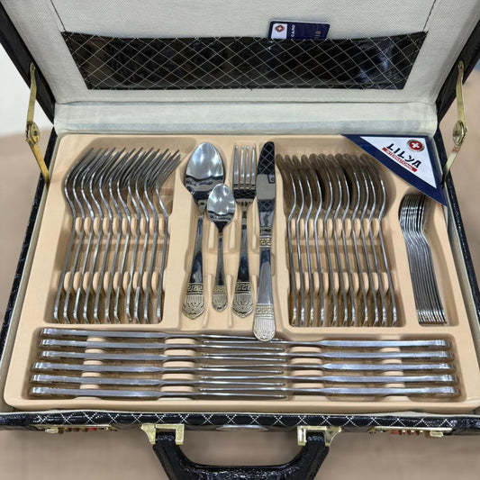 LYLIA 48pcs 12 Person Cutlery Set