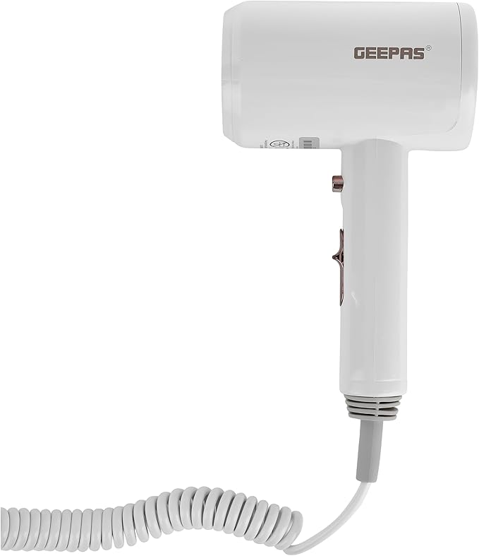 Geepas 1200W Wall Mounted Hair Dryer 86073