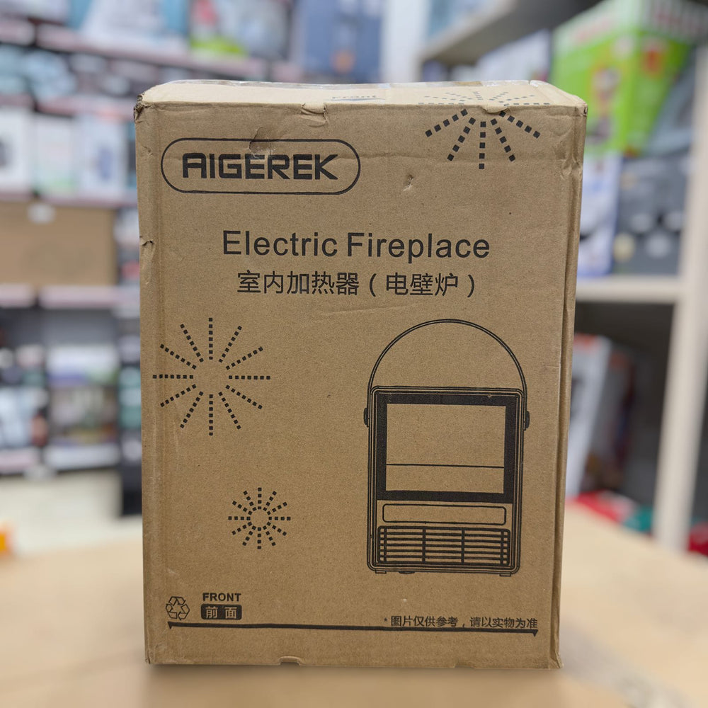 Aigerek 3D Fireplace Electric Heater