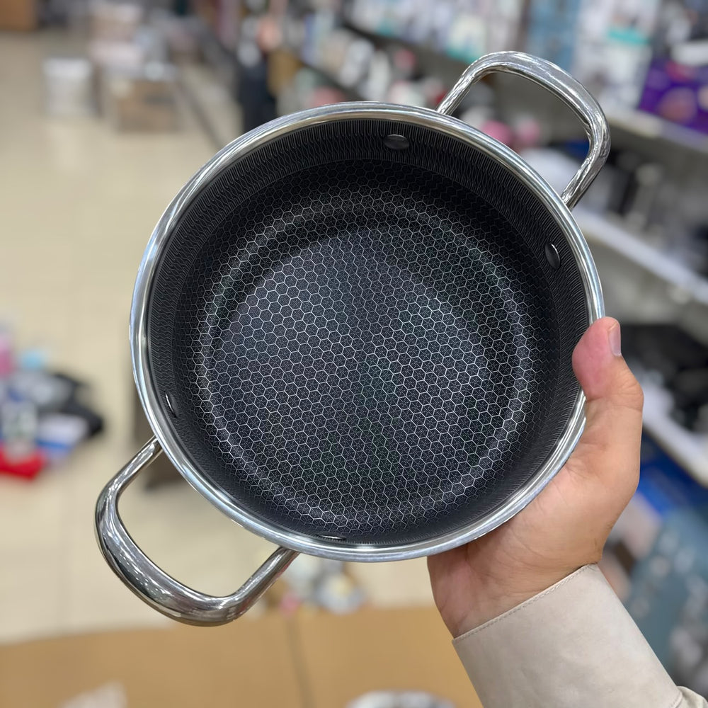 Imported Loose Laser Coated Casserole with Lid