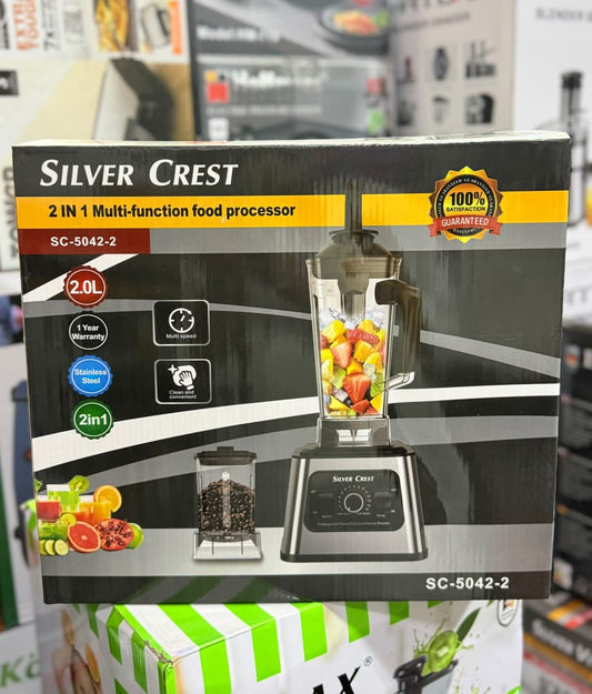 Silvercrest 2-in-1 Multifunction Food Processor SC:5042-2 – Electric Chopper & Meat Grinder