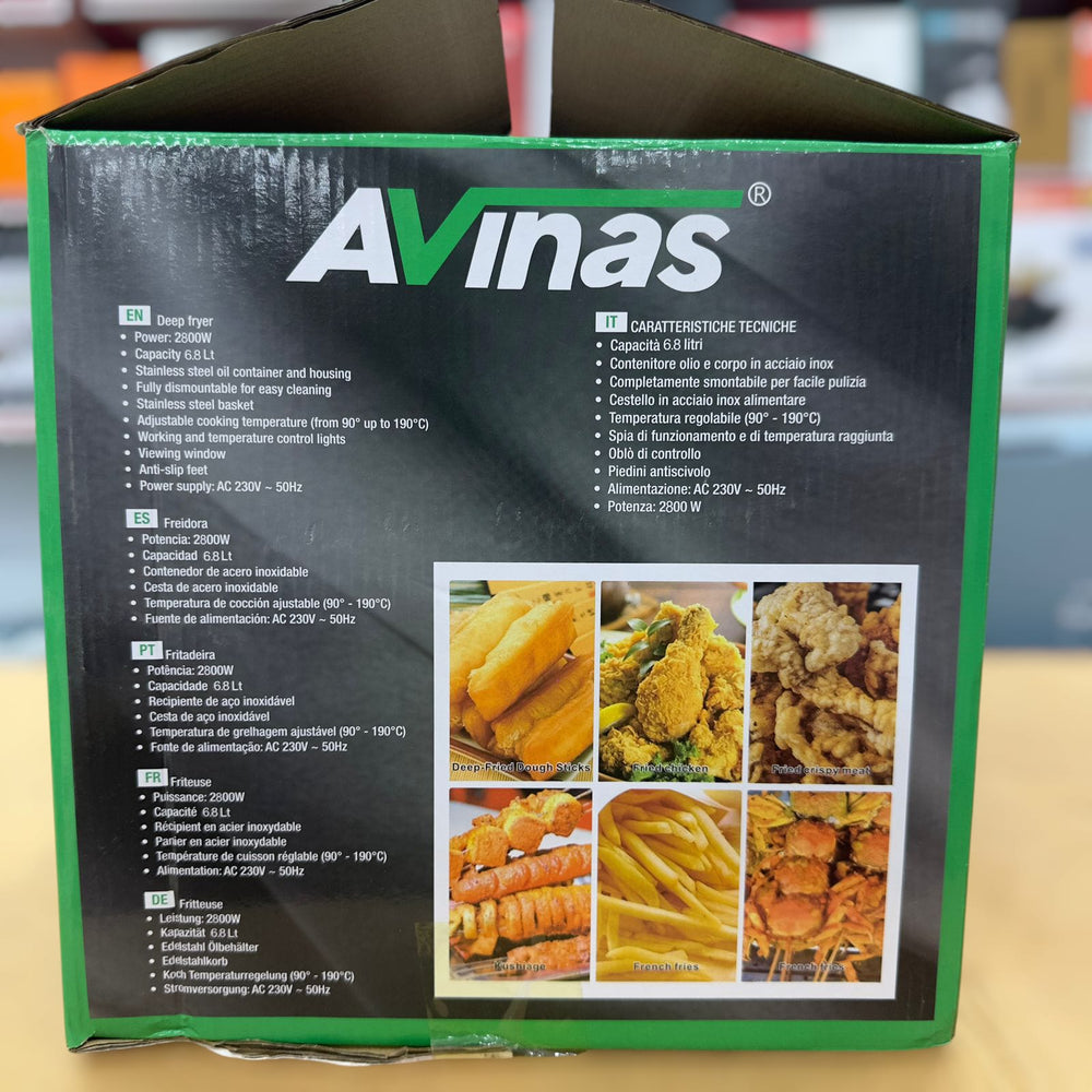 Avinas 6.8L Electric Deep Fryer AV-668Y