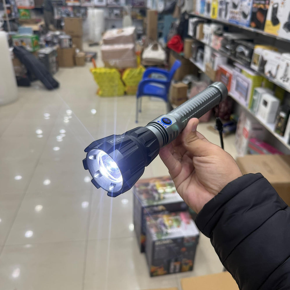 Coba LED Aluminum Alloy Flashlight Torch CB-7703