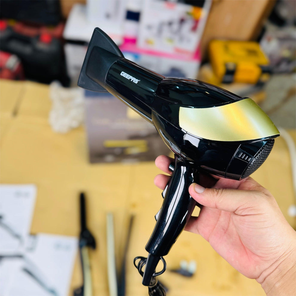 3-in-1 Hair Dryer Curler & Straightener Combo Set Styling Kit 86055