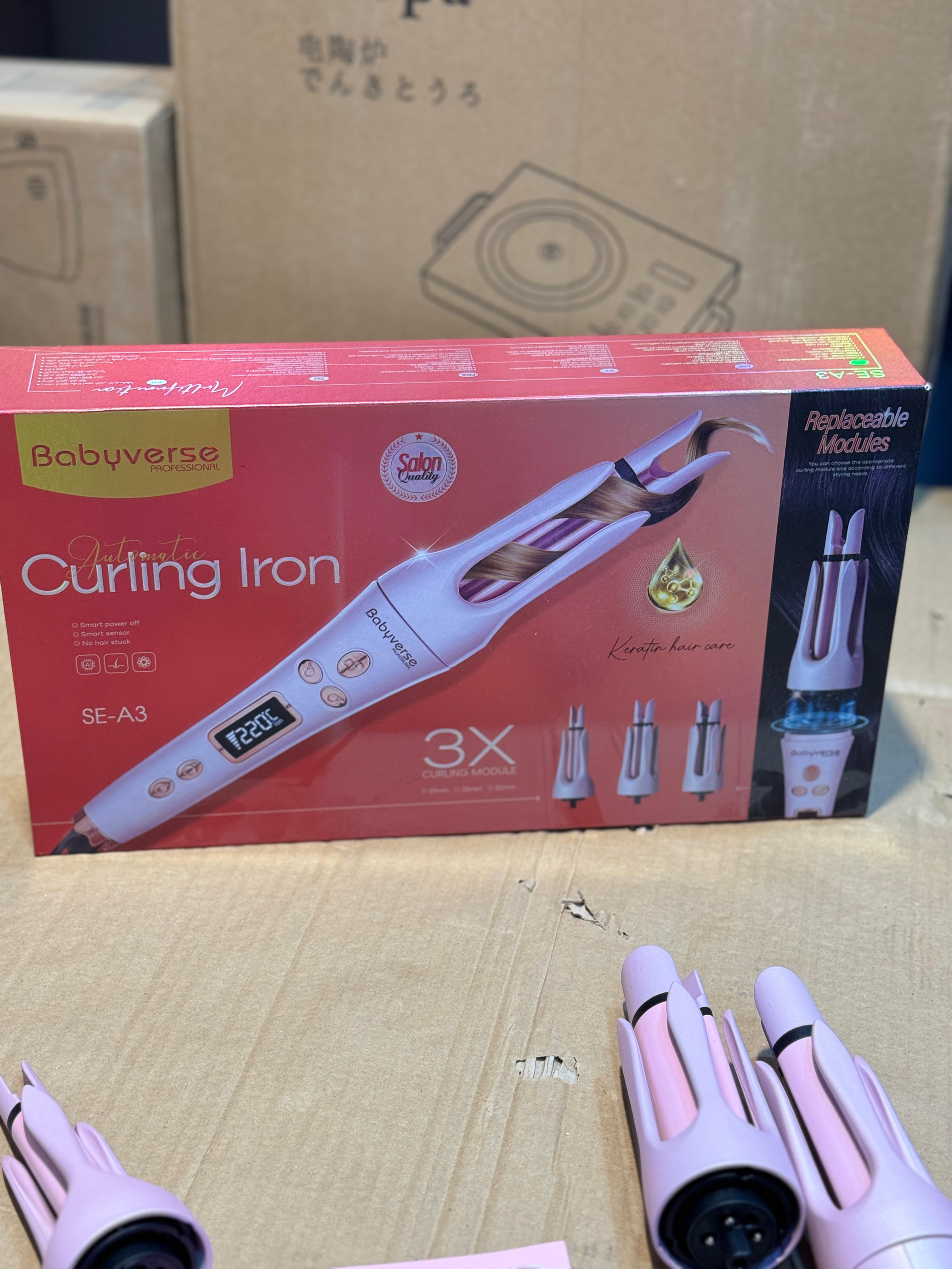 Babyverse Hair Curling Iron | Professional Hair Styler for Salon & Home