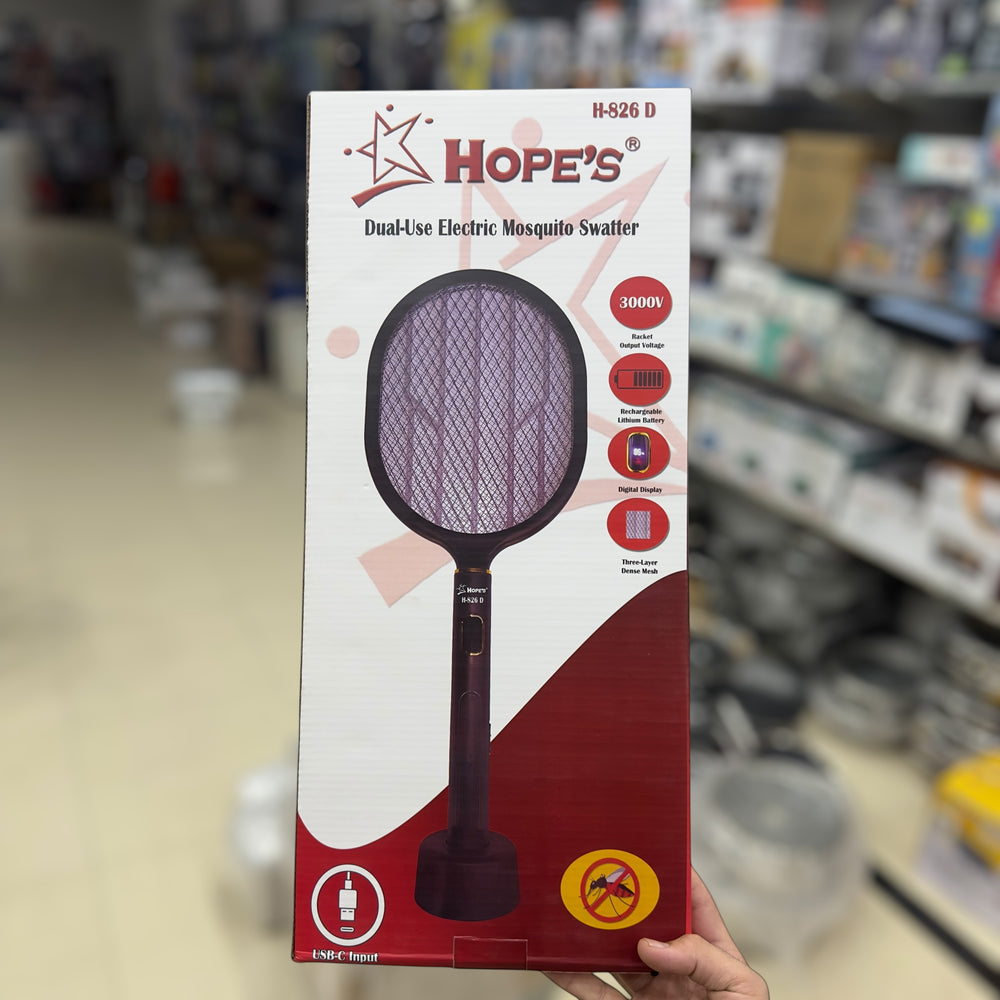 HOPES Digital Electric Mosquito Swatter H-826