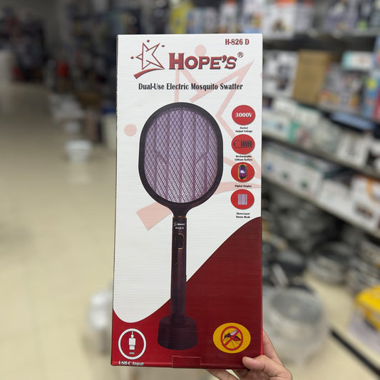 HOPES Digital Electric Mosquito Swatter H-826