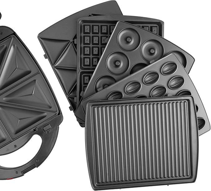 Geepas 6 in 1 Multi Snacks Sandwich Maker 36528