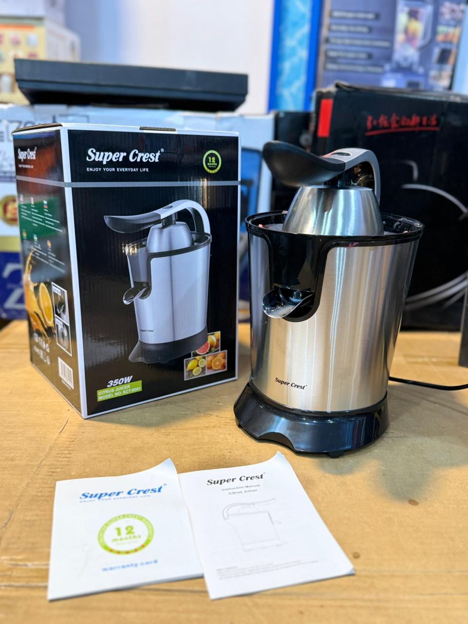 Super crest citrus juicer SCT-8061