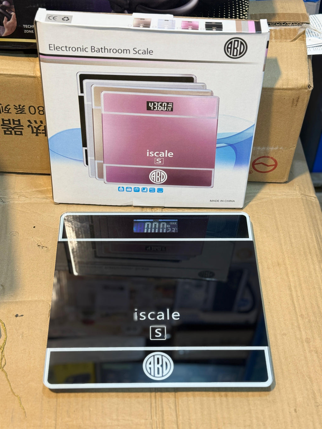 Iscale Electric Bathroom Scale 180kg | Accurate Digital Weight