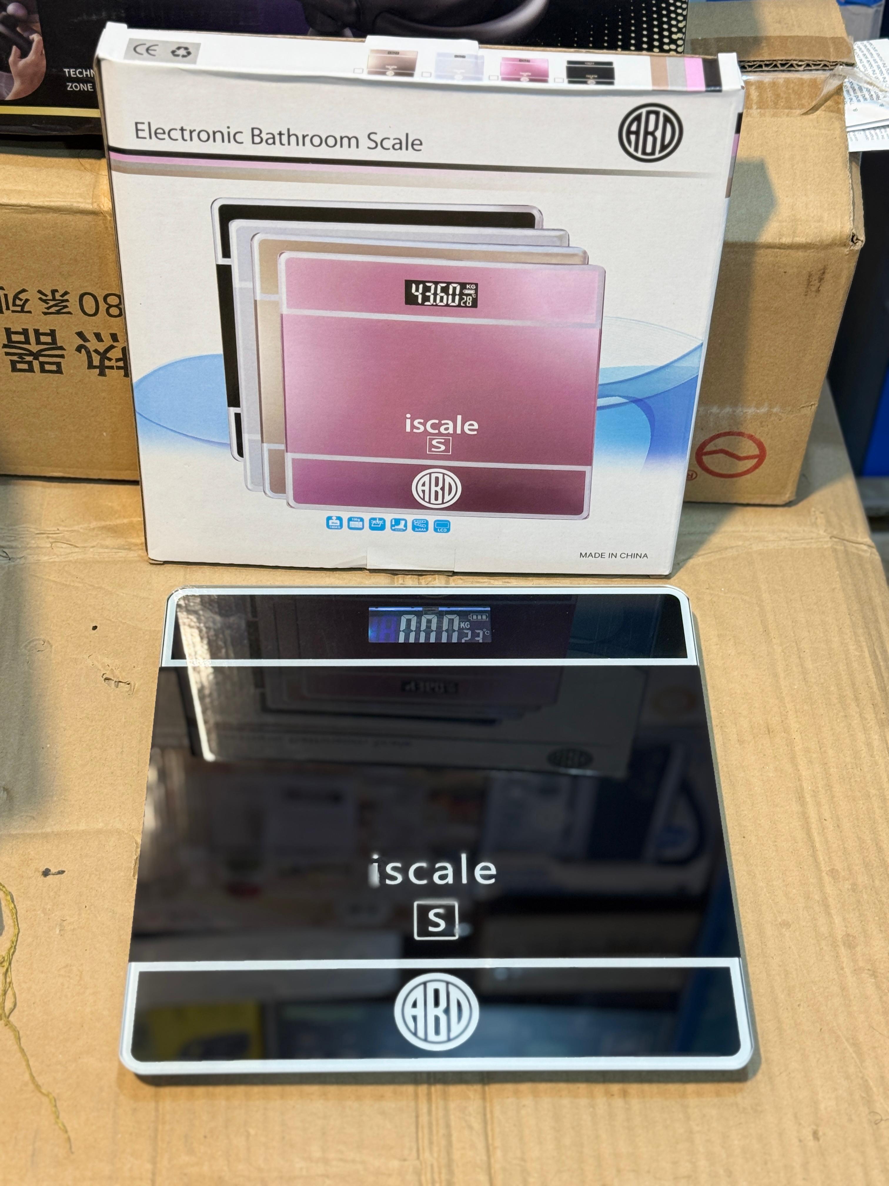 Iscale Electric Bathroom Scale 180kg | Accurate Digital Weight
