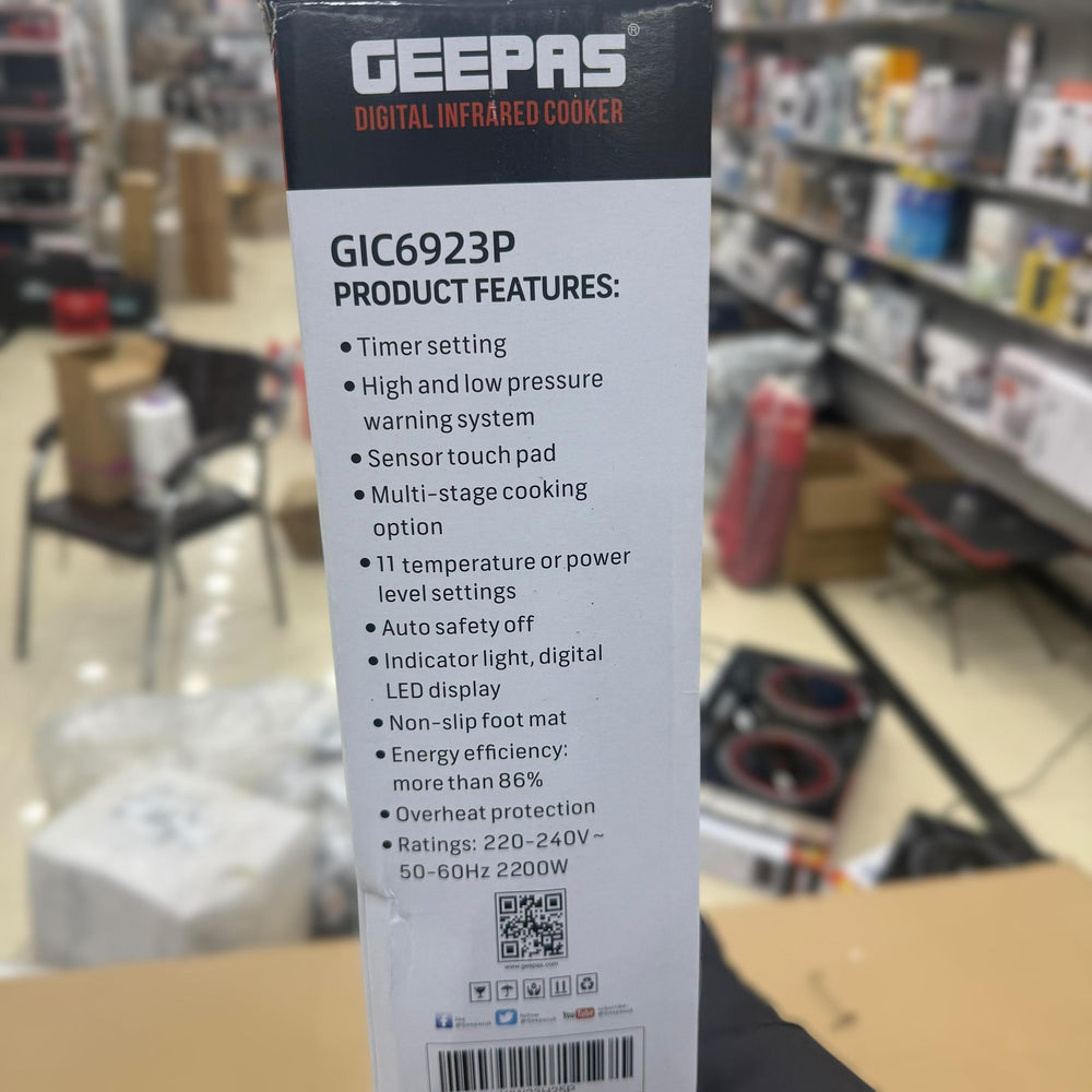Geepas Double Digital Infrared Hot Plate 6133