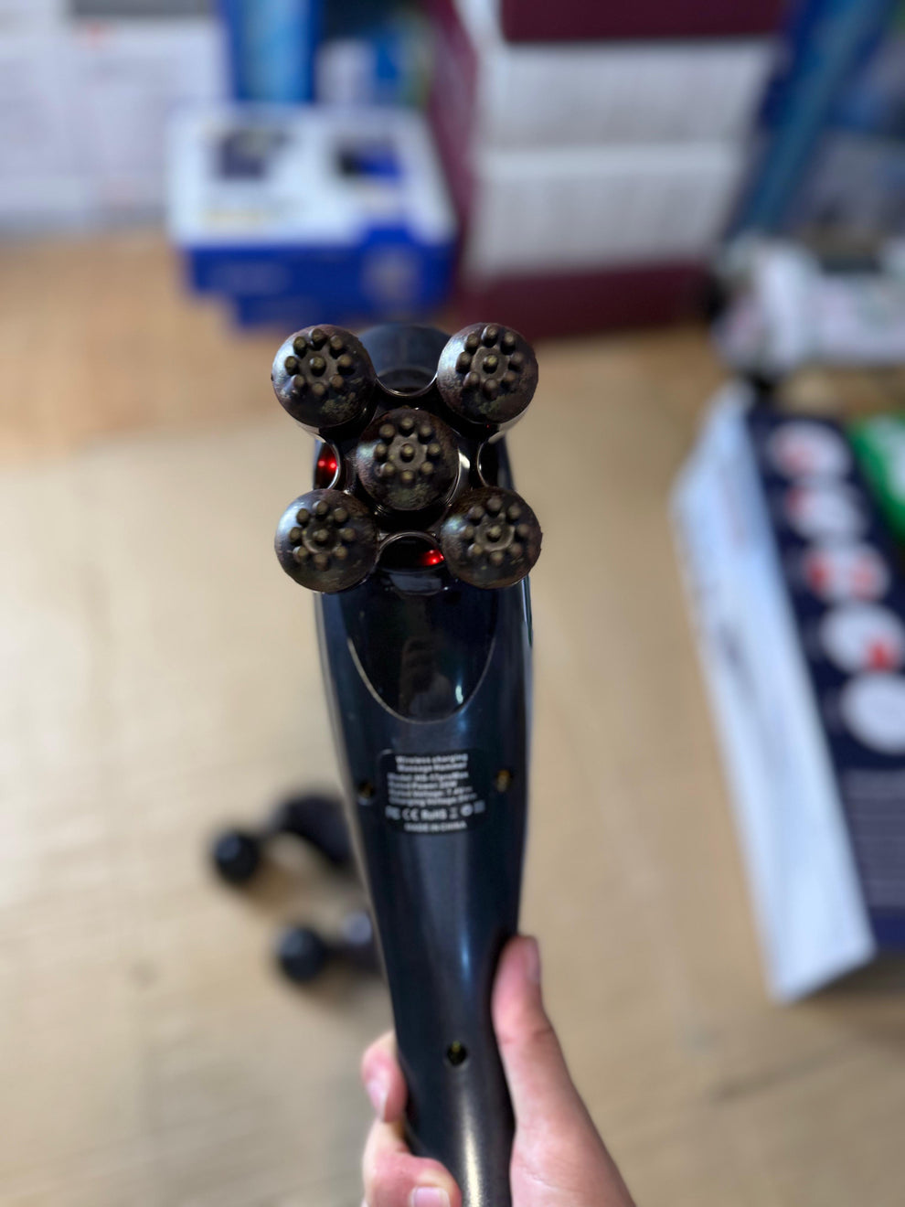 Rechargeable Heating Massager 4in1