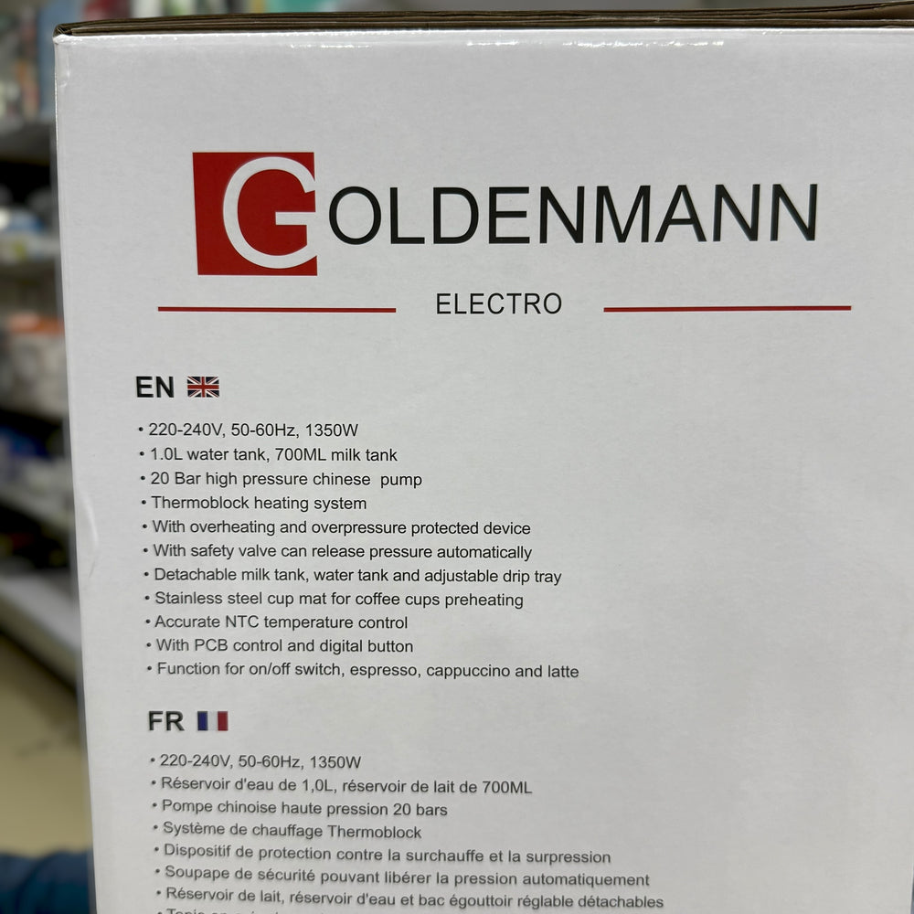 Goldenmann Espresso Coffee Machine