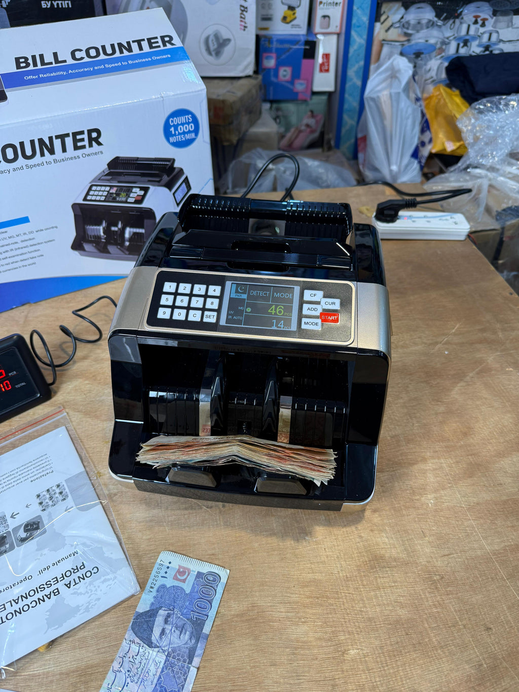 Mix value bill counter Mechine