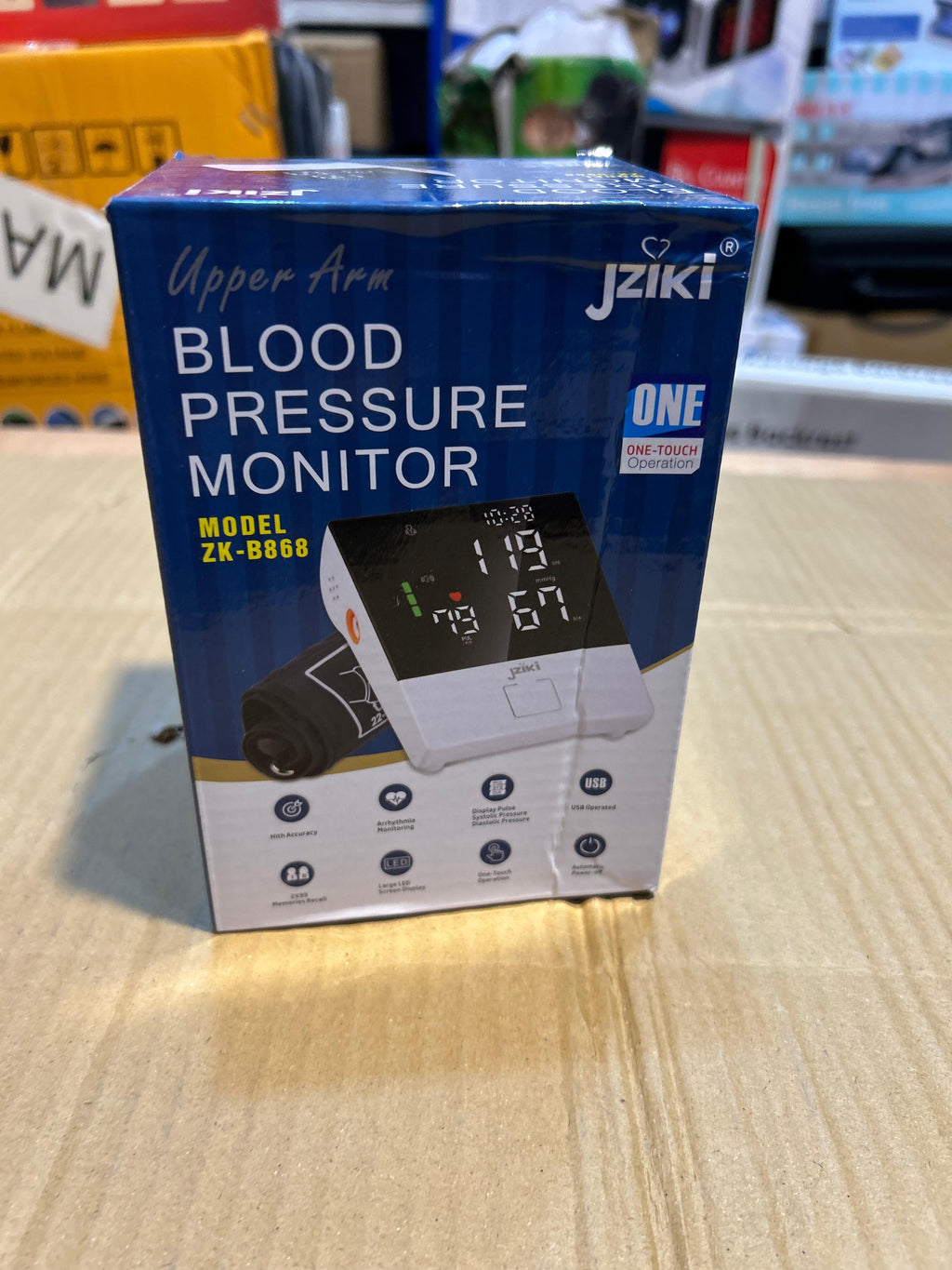 Jziki Digital Blood Pressure Monitor – Accurate & Easy Health Check