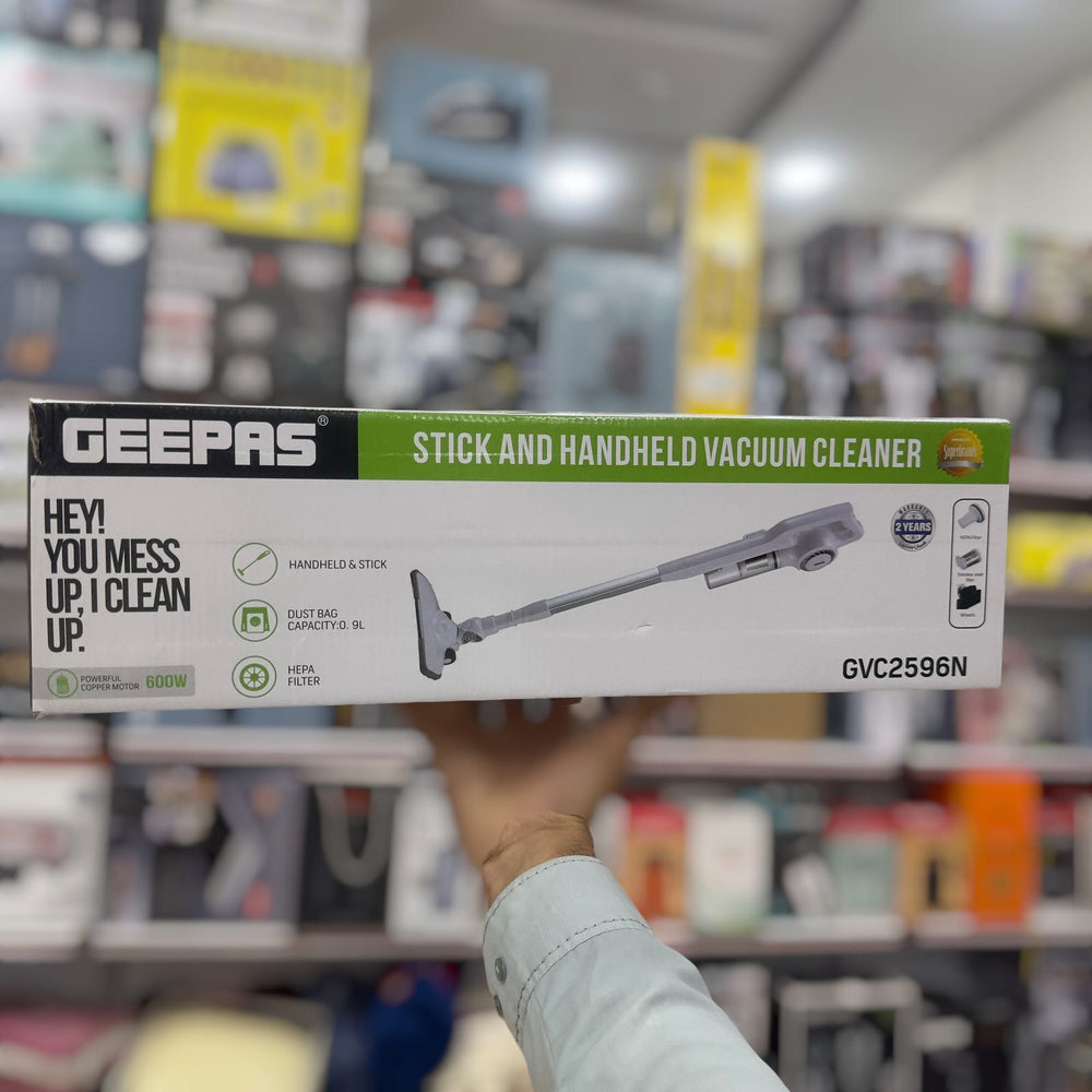 Geepas Rechargeable Stick & Handheld Vacuum Cleaner 2596