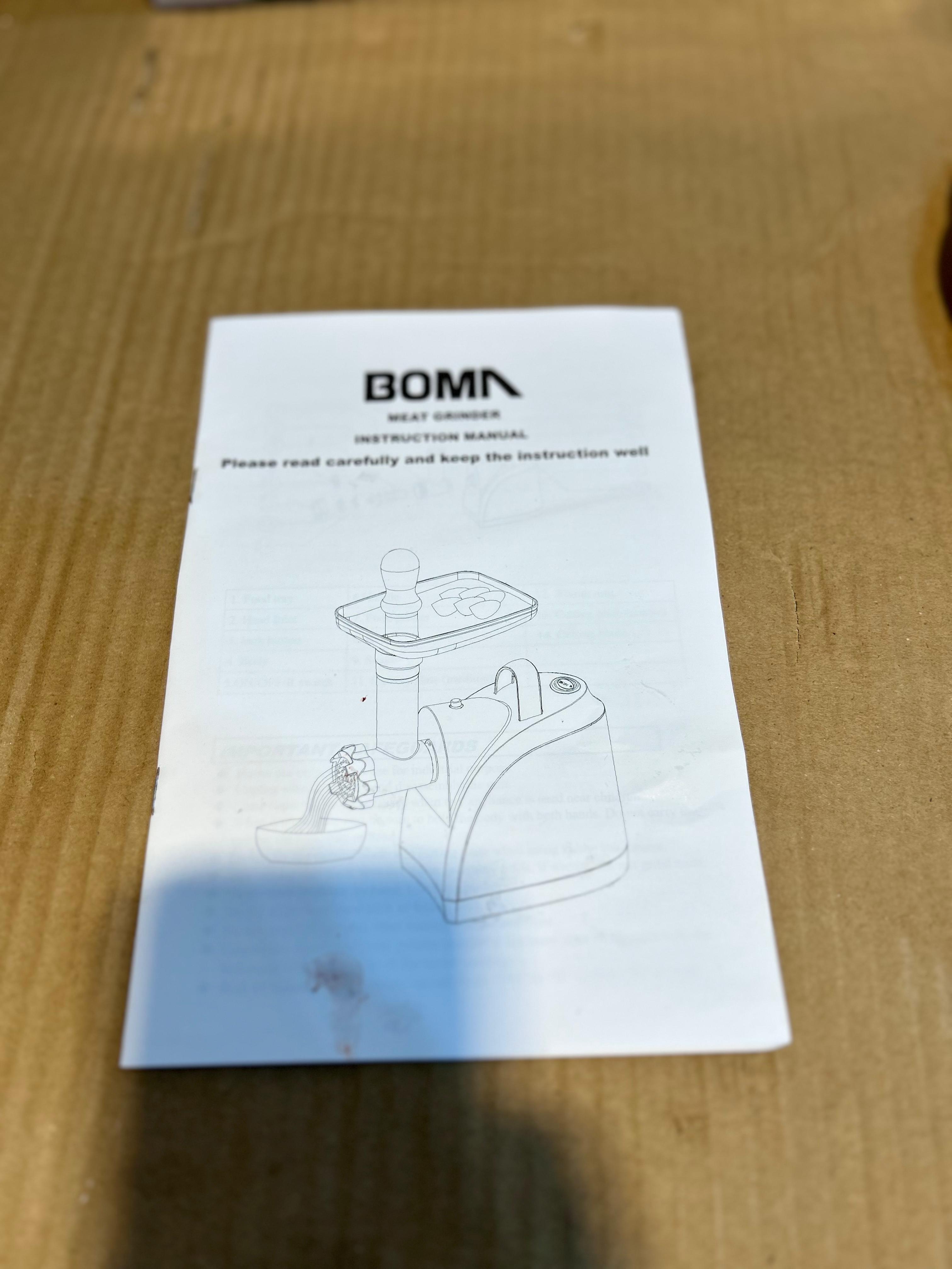 Boma Germany Meat Grinder – Heavy Duty Electric Mincer for Kitchen