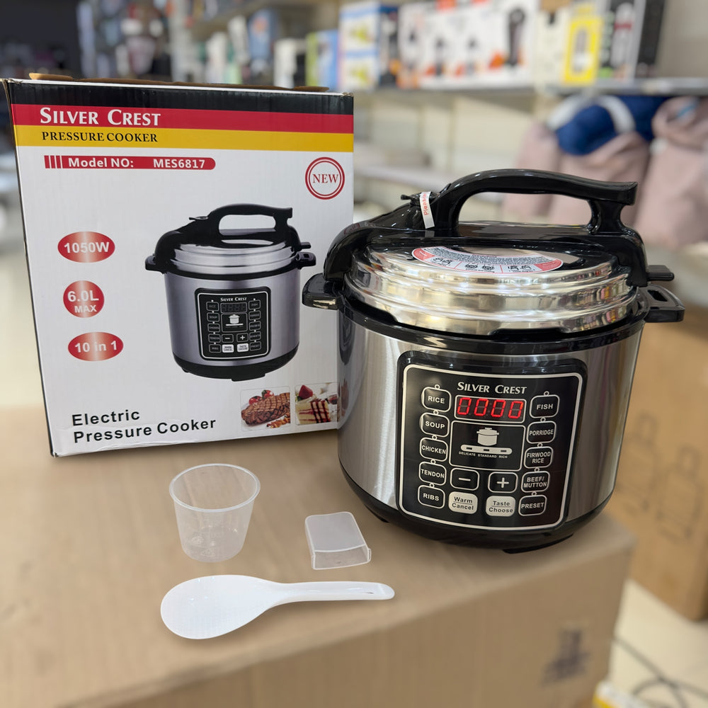 Silver Crest Digital Electric Pressure Cooker 6817