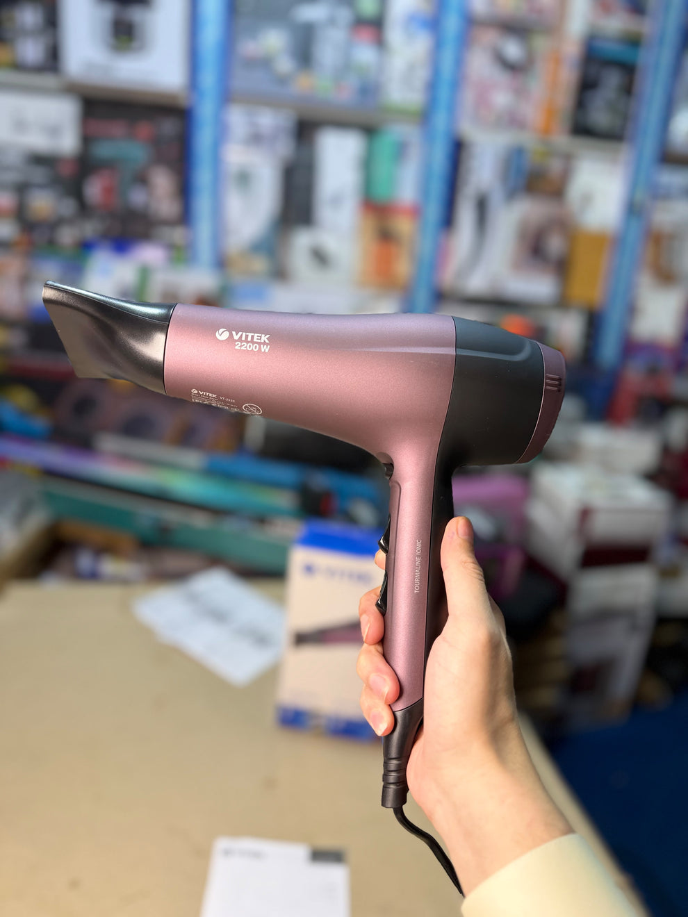 Vitek VT-2234 Hair Dryer - 2200W Max Power, Foldable Handle