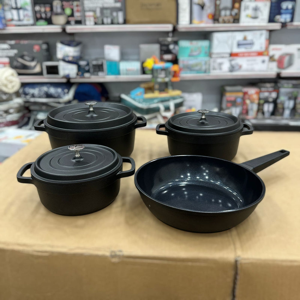 Uakeen Induction Die-Cast Granite Cookware Set 7pcs VK-21