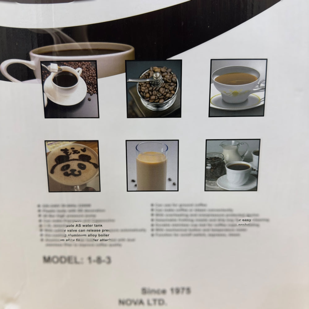 Nova Electric Coffee Machine 1-8-3