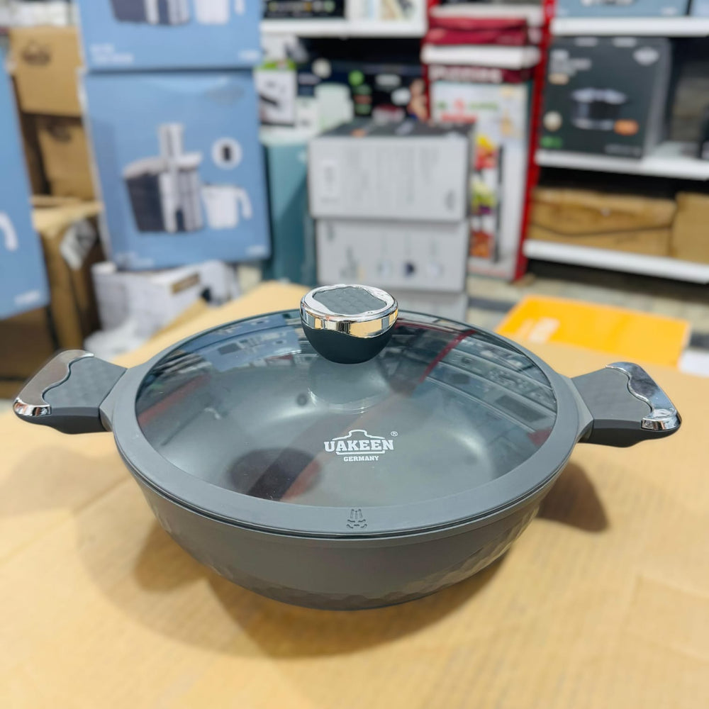 Uakeen Germany Induction Die-Cast Granite Cookware Set 10pcs VK-1408