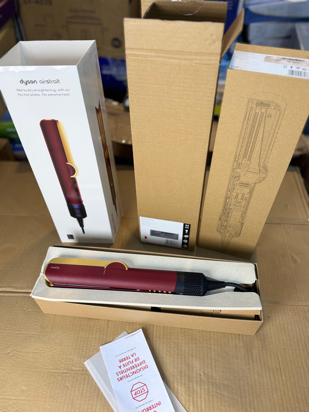 Dyson HT01 Airstrait™ – Professional Wet-to-Dry Hair Straightener (Prussian Blue/Rich Copper)
