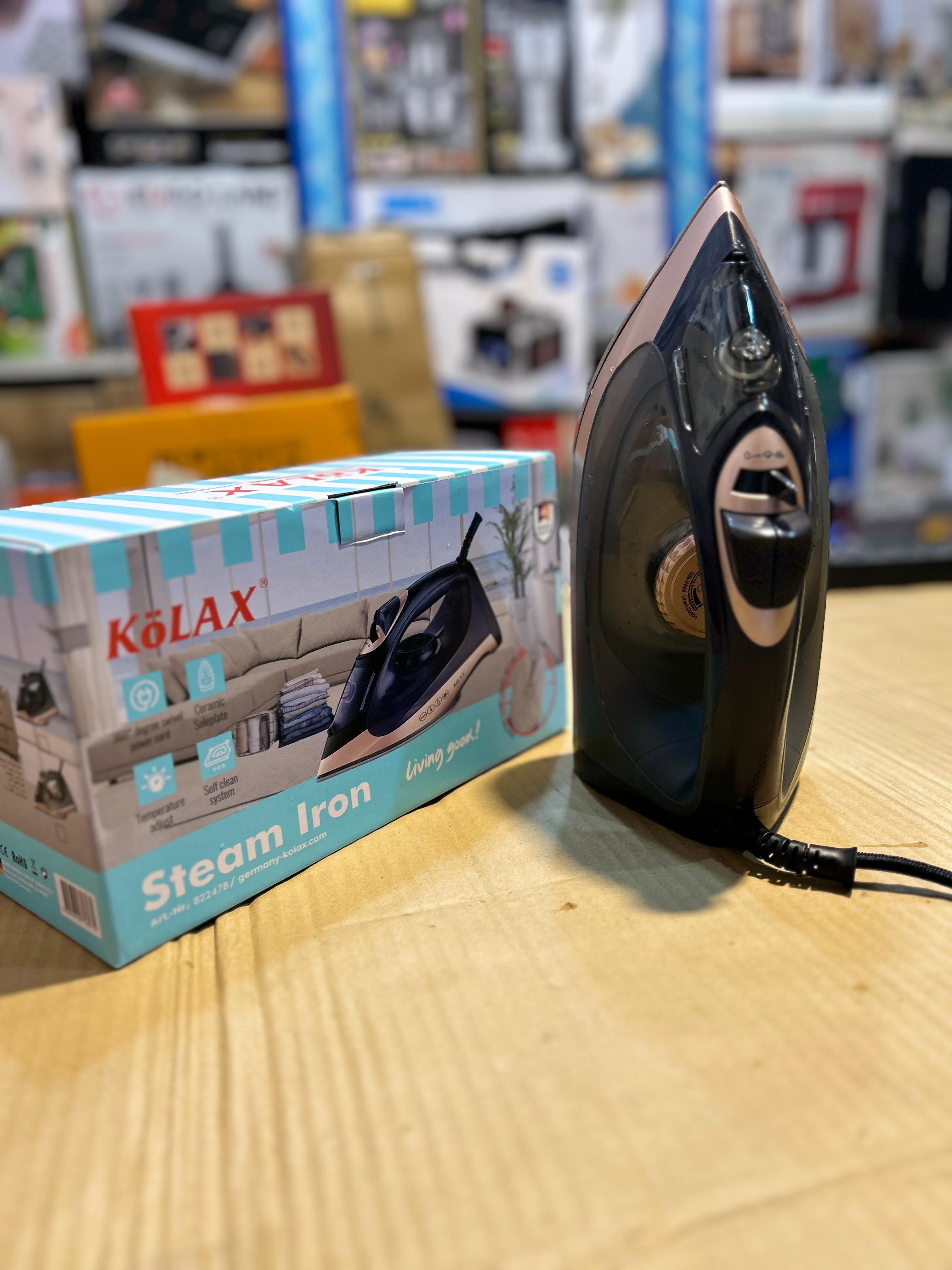 Kolax Germany Steam Iron – Powerful & Durable Clothes Iron